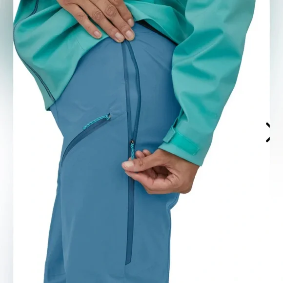 Fantastic condition Patagonia Women’s Stormstride Pants (sound blue) XL - Picture 5 of 16